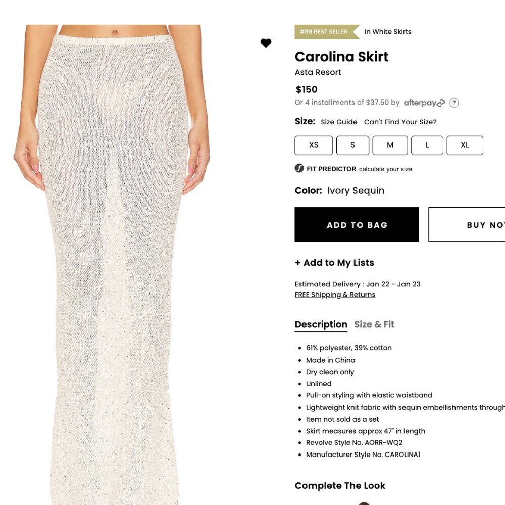 Asta Resort Carolina Skirt